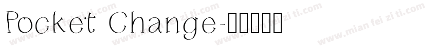 Pocket Change字体转换